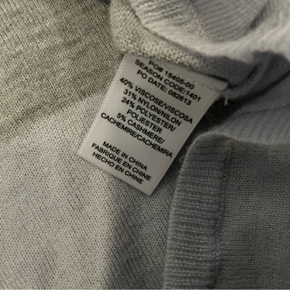 Splendid colorblock Gray and White Striped Women's Sweater XS - Picture 4 of 4